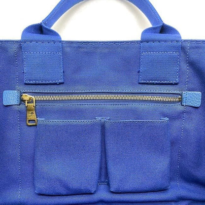 Prada Tote Bag Blue Cobalto Canapa