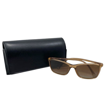 Em0603 Chanel Sunglass Es 5447-a 5517 140 3p Plastic Brown×gold Brown Coco Mark