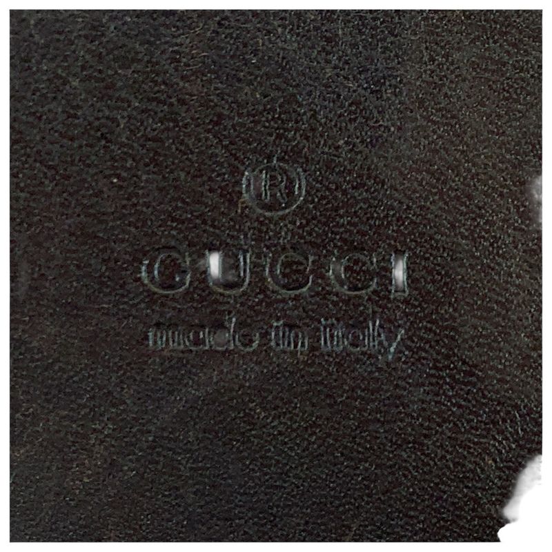 Gucci Brown Silver Hardware GG Supreme Canvas/leather 27639 Shoulder Bag