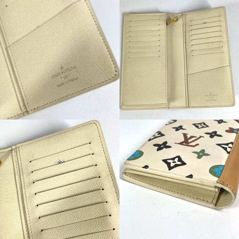 Louis Vuitton Long Wallet Portefeuille Blazer NM M83335 Vanilla White