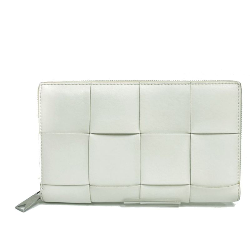 Bottega Veneta Long Wallet Cassette Intrecciato Round Zipper 66ka968