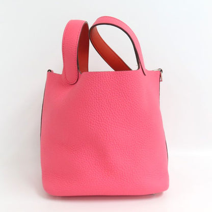 Hermes Picotin Rock PM Eclat Rose Azalea Terbatie Taurillon Clemence