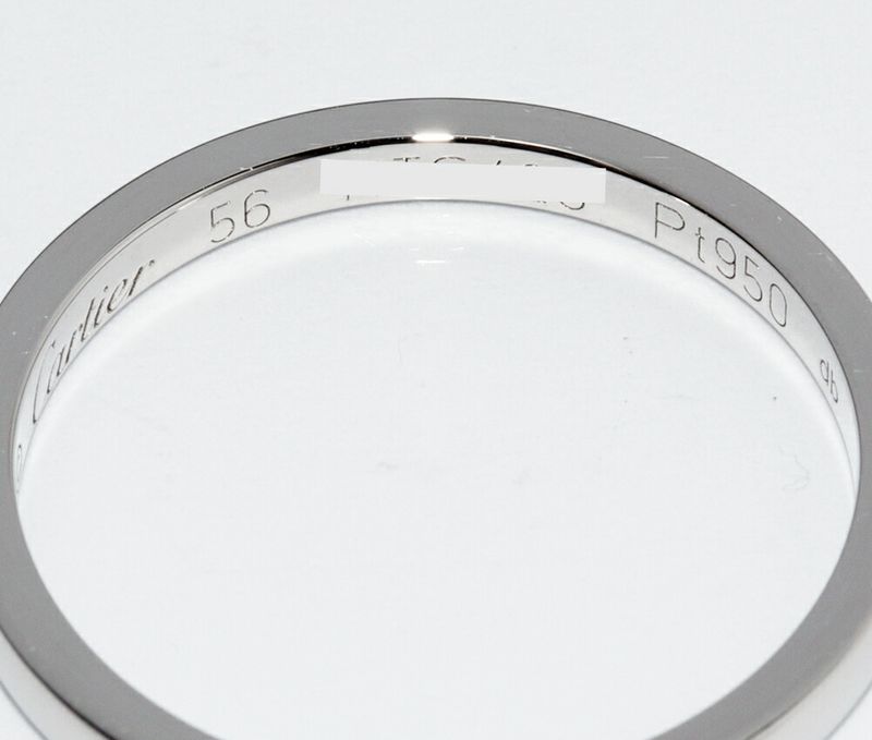 Cartier Ring Pt950 Ballerina Wedding Ring Width 21mm (008in) B40719