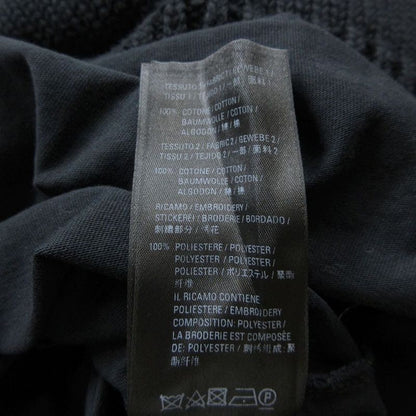 21aw Balenciaga 662718 T3212 Destroyed Knit Hoodie Black Campaign Logo XS