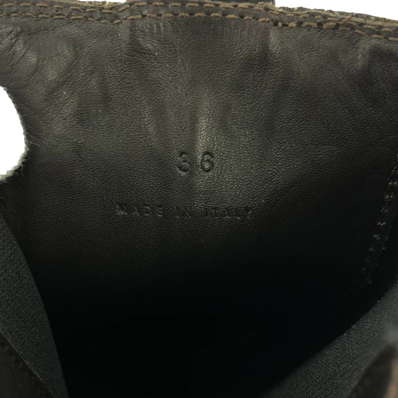 Bottega Veneta the Tire Long Boot Side Gore Long Boot Black 37