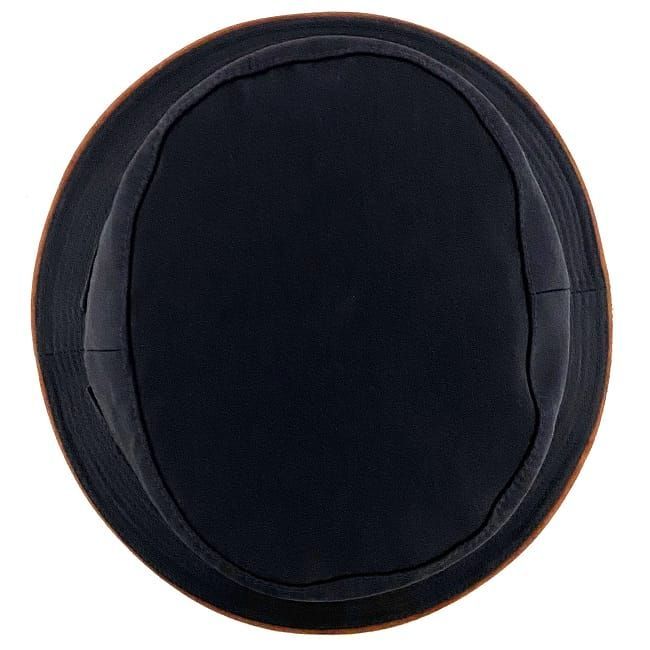 Hermes Bucket Hat Black Brown Buckeye Size 57