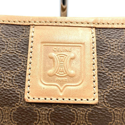 Celine M15/2 Second Bag Macadam Pattern PVC Brown Clutch Bag Ladies Men