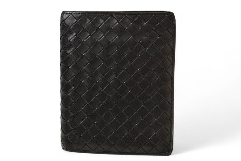 Bottega Veneta Wallet Bottega Veneta Fold Wallet Intrecciato Black 169731