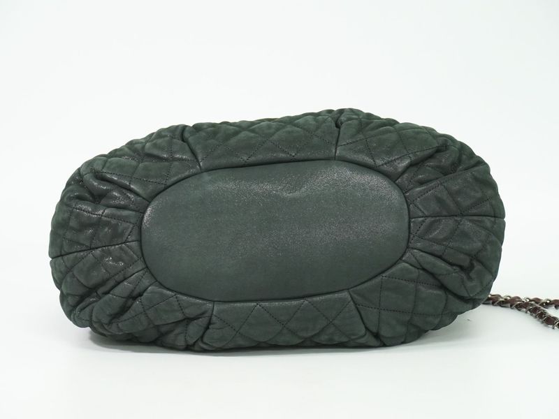 Authentic Chanel In The Mix Coco Mark 2WAY Shoulder Bag Tote Bag Sparkle