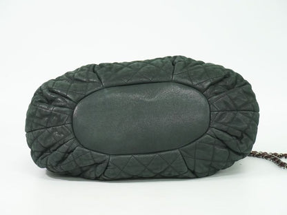 Authentic Chanel In The Mix Coco Mark 2WAY Shoulder Bag Tote Bag Sparkle