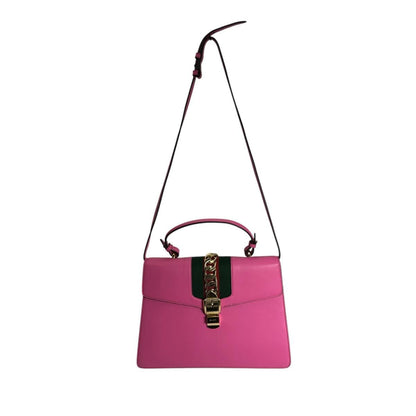 Gucci 2 way Bag Shoulder Sylvie Handbag Pink