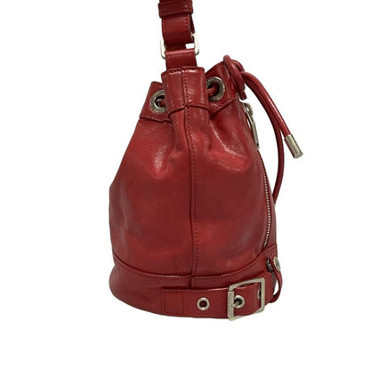 Saint Laurent Paris Shoulder Bag Rider Shoulder Bag 333479 Red Leather