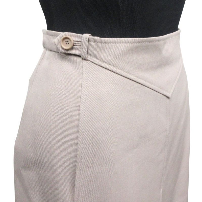 Christian DIOR Flared Center Pleated Skirt Bottoms Vintage M Pink Women's Used