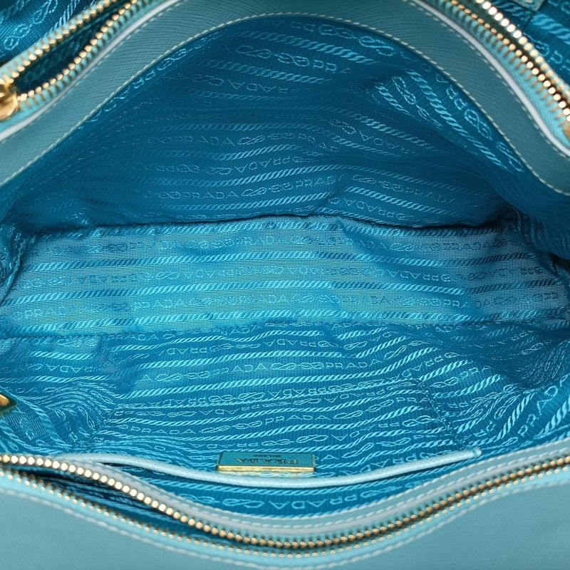 Prada Promenade Blue Saffiano Leather Bl0837105