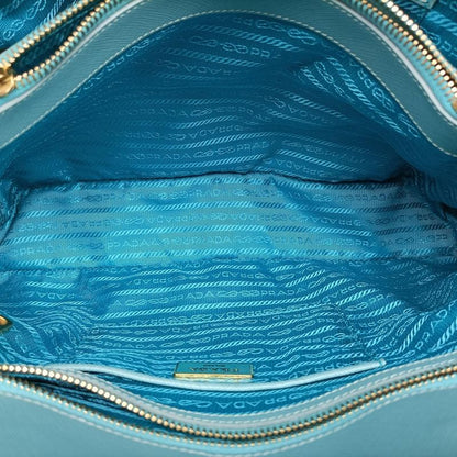 Prada Promenade Blue Saffiano Leather Bl0837105