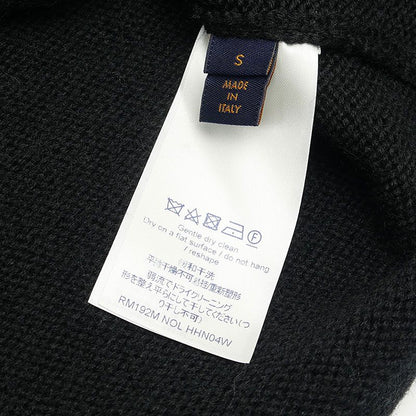 Louis Vuitton Barcode Logo Knit Size S Wool Black