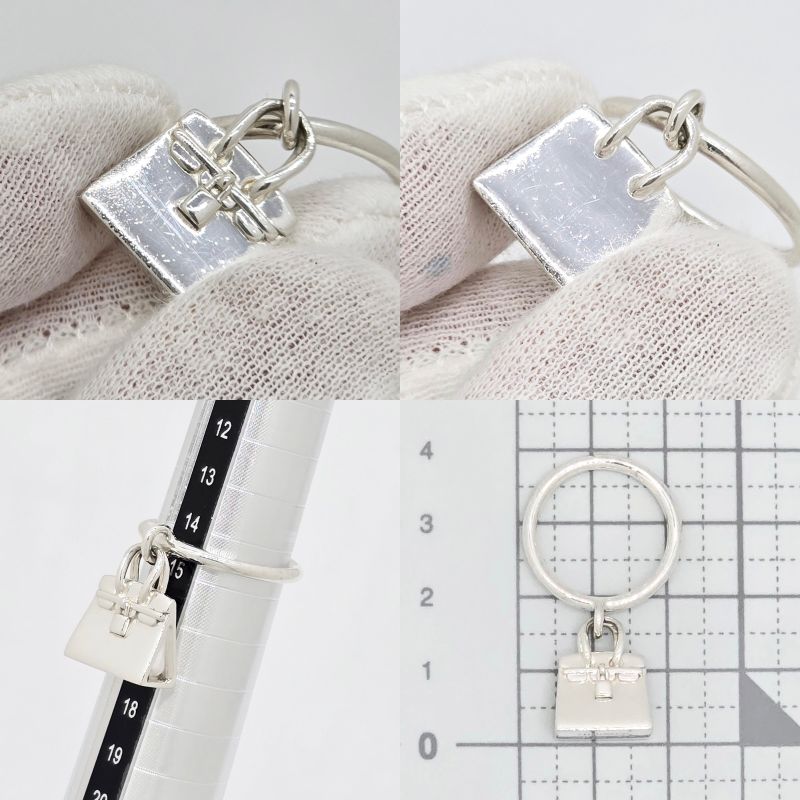 Hermes Kelly Amulet Ring 55 Approx Size 145 Star Ring Silver Sv925 80g 974fi