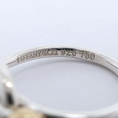 Tiffany & Co Love Knot 925 Silver And 18K Yellow Gold Size 11 Ladies' 3.0 G Ring