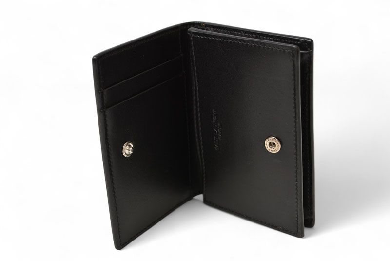 Saint Laurent Coin Case Card Case Saint Laurent Business Card Holder Black