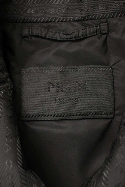 Prada Sgc058 Re-nylon Triangle Logo Plate Nylon Down Vest Men 54