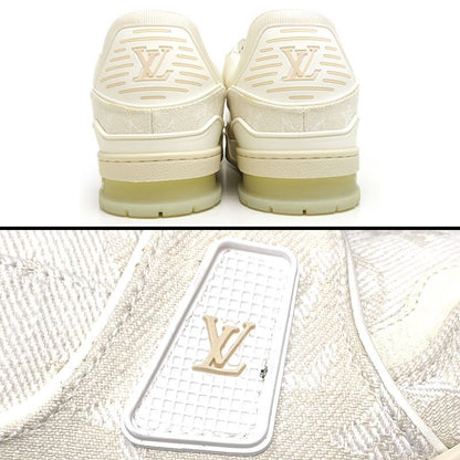 Louis Vuitton Low Cut Sneakers LV Trainer Line 8 Monogram White