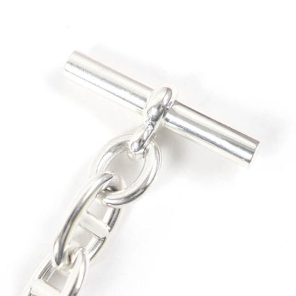 Hermes Chaine D'ancre TGM 11 Frames Bracelet Accessory Ag925 Silver With Case