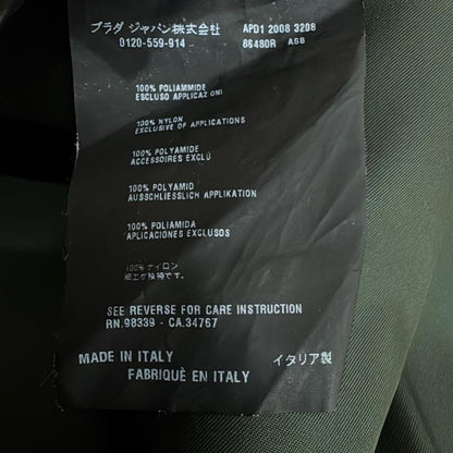 Prada Coat Size 40 M Women - Dark Green And Black Long Sleeves / Bijoux /