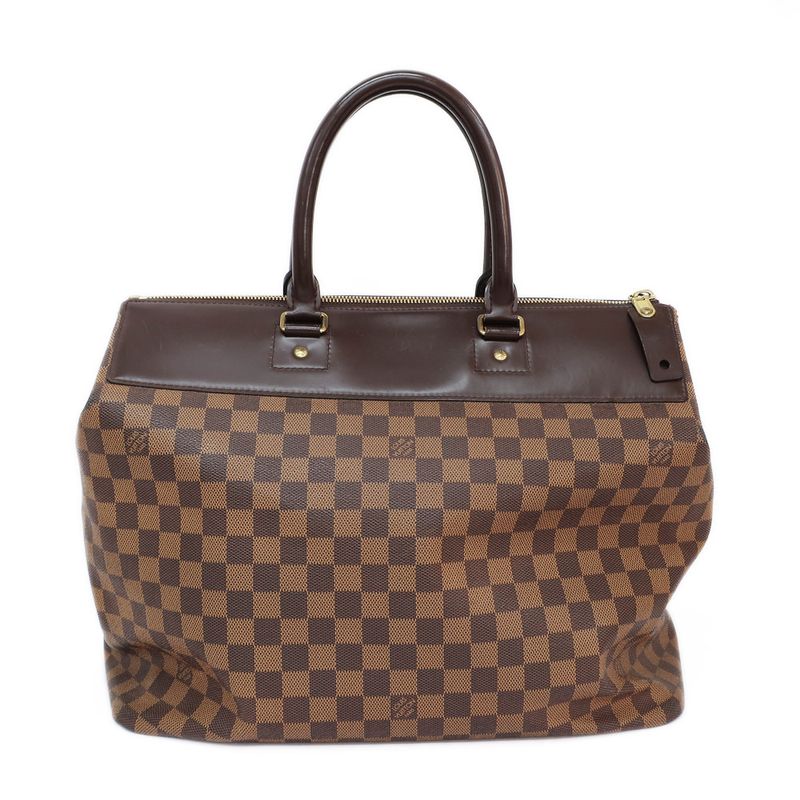 Louis Vuitton Greenwich PM Boston Bag N41165 Damier Brown Gdhardware
