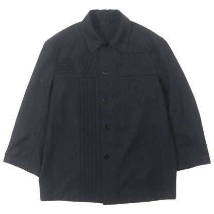 Louis Vuitton 22AW LV Logo Cara Column Cabas - All Shirt Jacket Black 48 Made