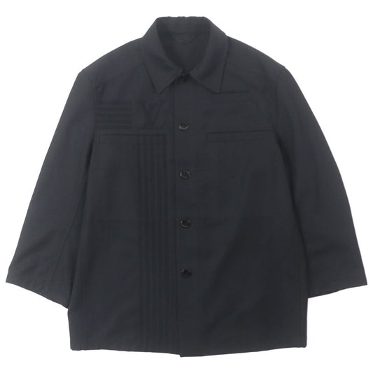 Louis Vuitton 22AW LV Logo Cara Column Cabas - All Shirt Jacket Black 48 Made