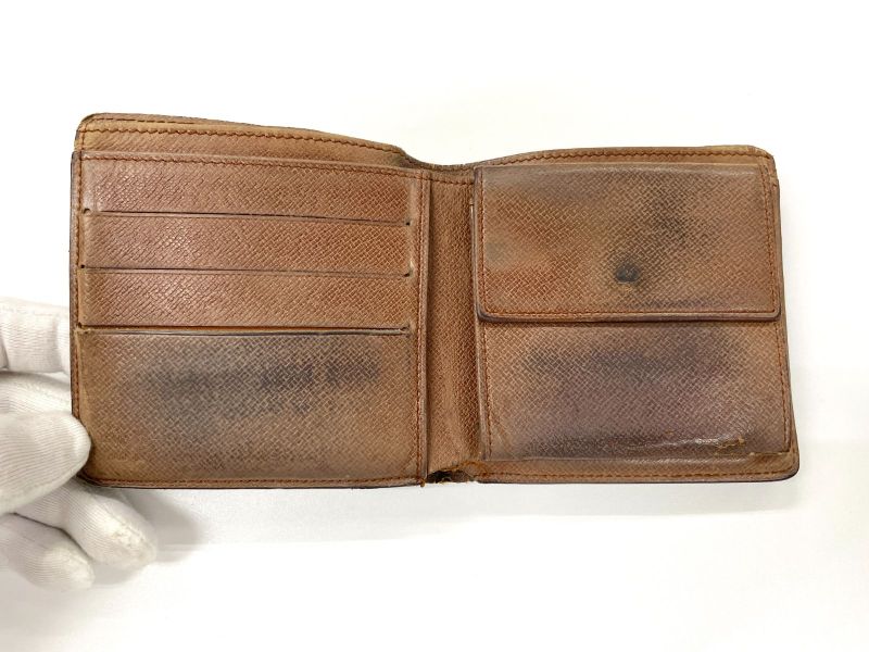 Louis Vuitton Monogram Portefeuille Marco Bifold Wallet M61675 Brown Made In