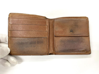 Louis Vuitton Monogram Portefeuille Marco Bifold Wallet M61675 Brown Made In