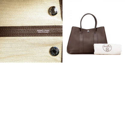 Hermes Garden Party TPM Chocolat Silver Hardware Negonda Ladies Hermes