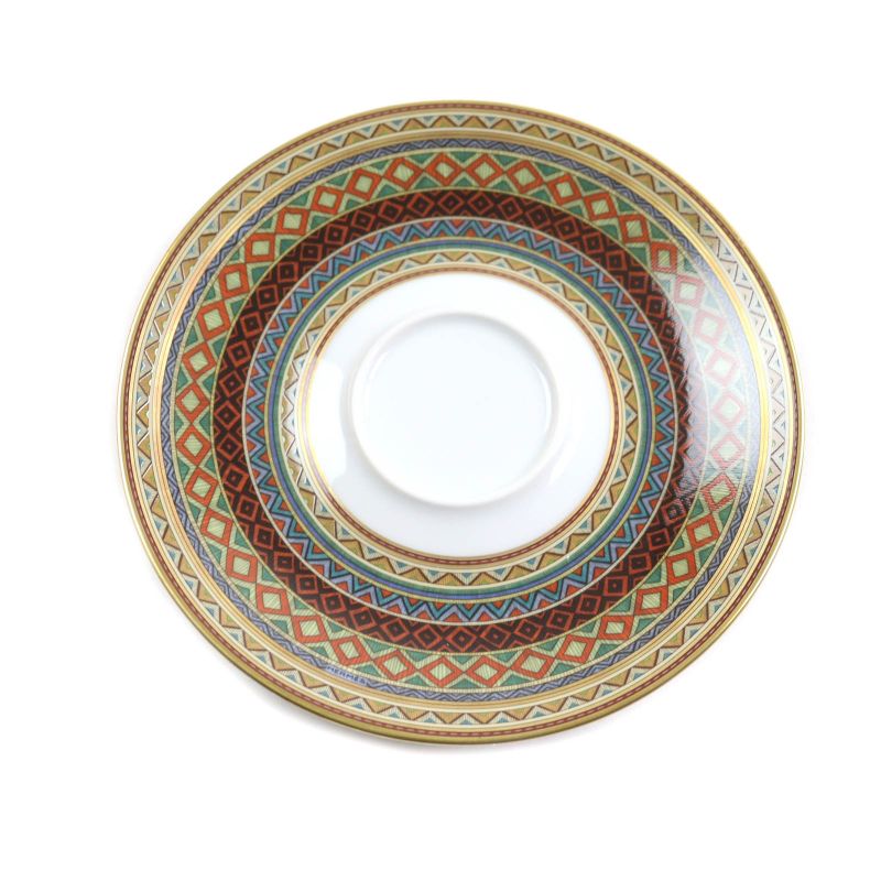 Hermes Chevaldrian Horse Tea Cup And Saucer Set Of 2 Tableware Multi With Box