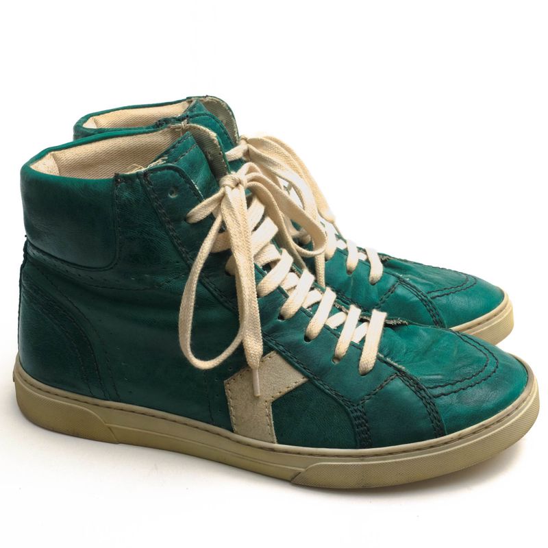 Saint Laurent/Yves Saint Laurent Shoes Sneakers Shoes High Cut Men Leather