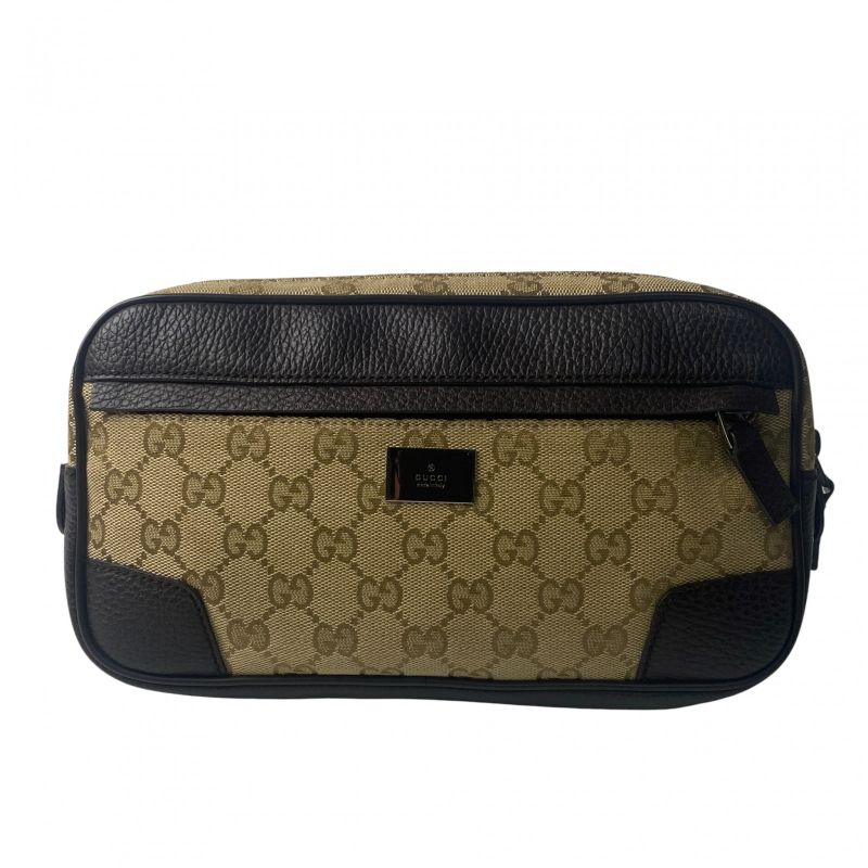 Gucci Men's Body Bag Waist Pouch GG Canvas