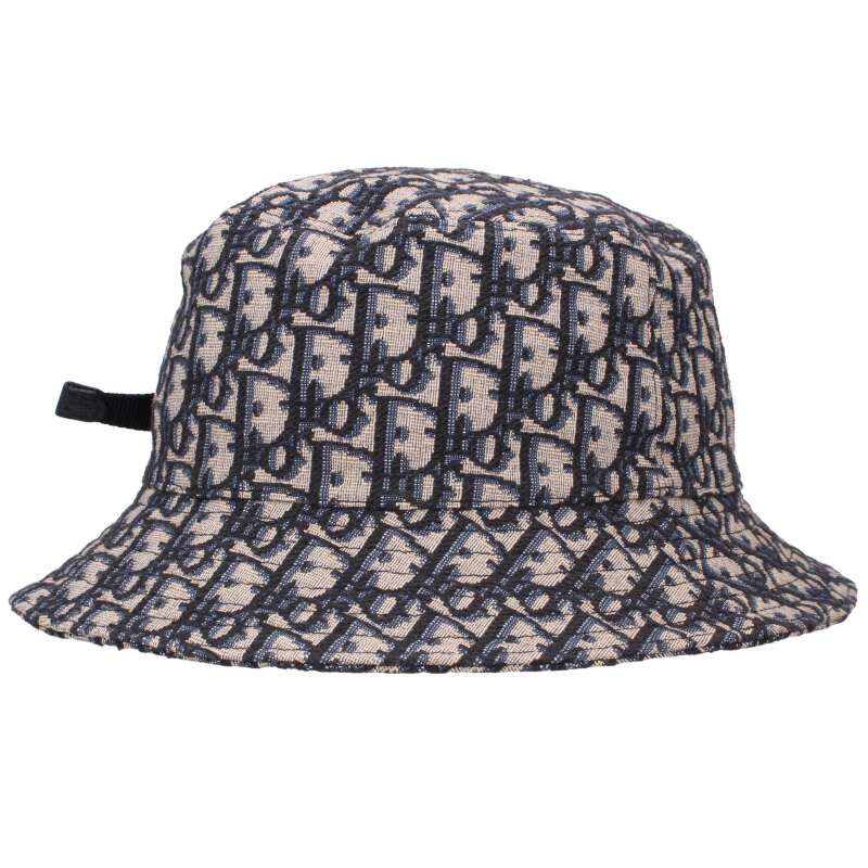 Dior 293c906g5763 Oblique Allover Bucket Hat With Rollers Men's M