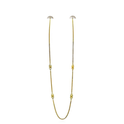 Christian Dior Long Necklace Gold Excellent Condition Vintage