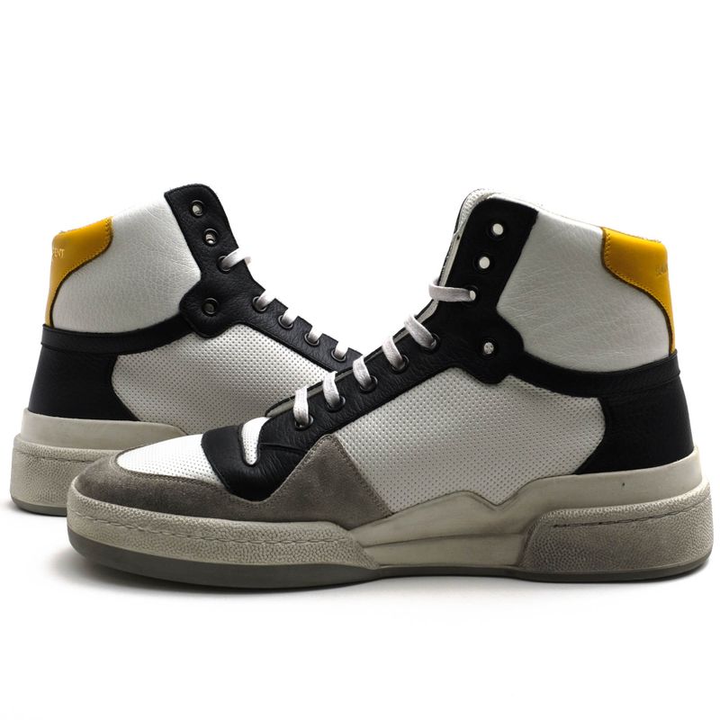Saint Laurent/Yves Saint Laurent Shoes Sneakers Shoes High-Cut Men Leather
