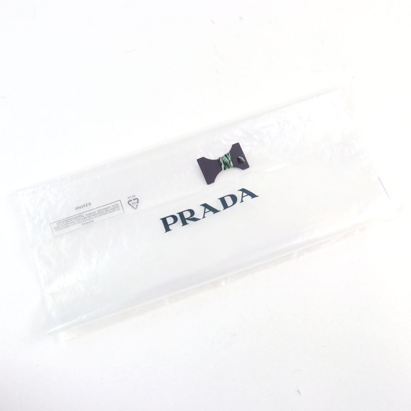 Prada 2022 Umb429 30% Cashmere Mockneck Jacquard Knit With Triangle Patch Green