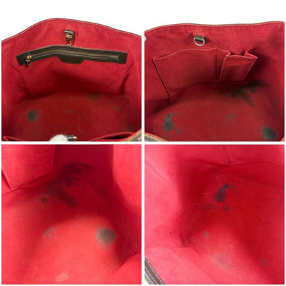 Louis Vuitton Louis Vuitton Damier Leather Ebène Hampstead PM Mini Tote Handbag