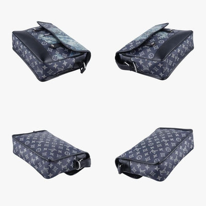 Louis Vuitton Messenger PM Navy And White Monogram Savannah M54248th2187