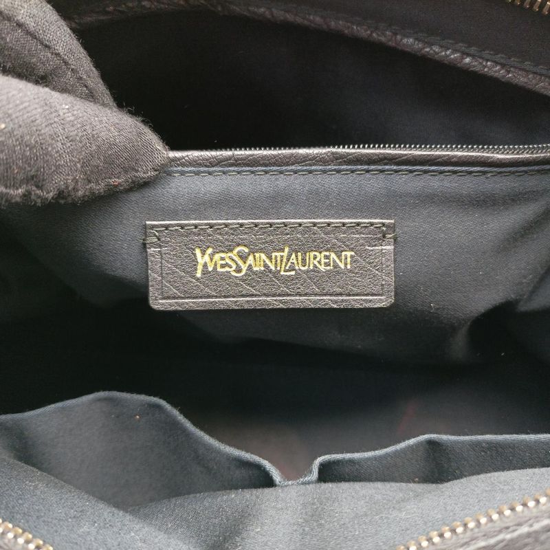 Yves Saint Laurentyves Saint Laurentcabas Su Chic Black And Yellow Leather