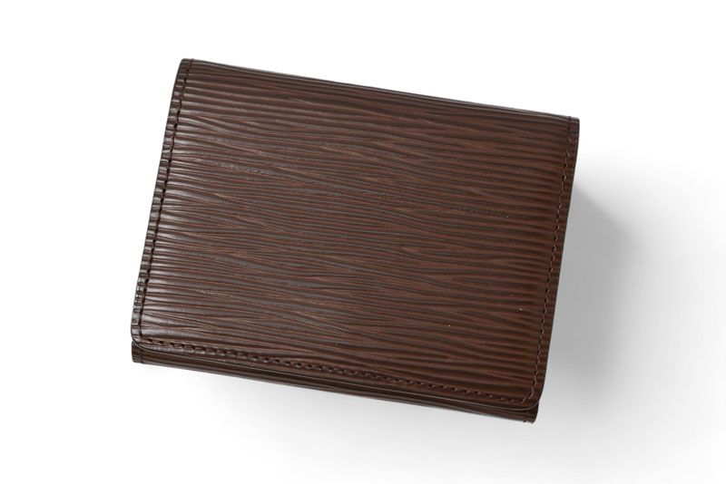 Louis Vuitton Coin Case Card Case Louis Vuitton Mini Wallet Ludlow Epi Mocha