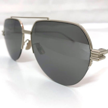 Bottega Veneta Sunglasses F21476 Silver Gray Mirror