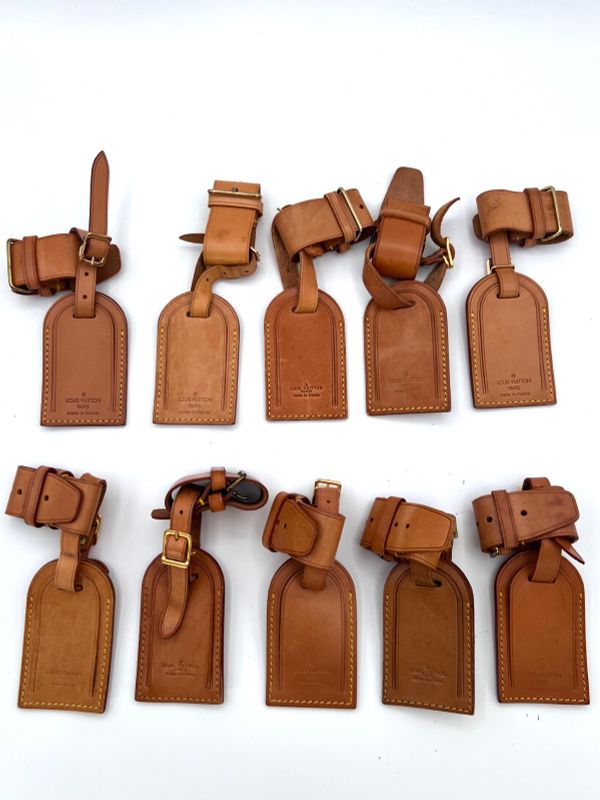 Louis Vuitton Name Tag Poinier Handle Holder 09bs264