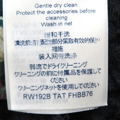 Louis Vuitton 19AW Cotton Silk Floral Pattern Ruffle Lace Long Sleeve Blouse