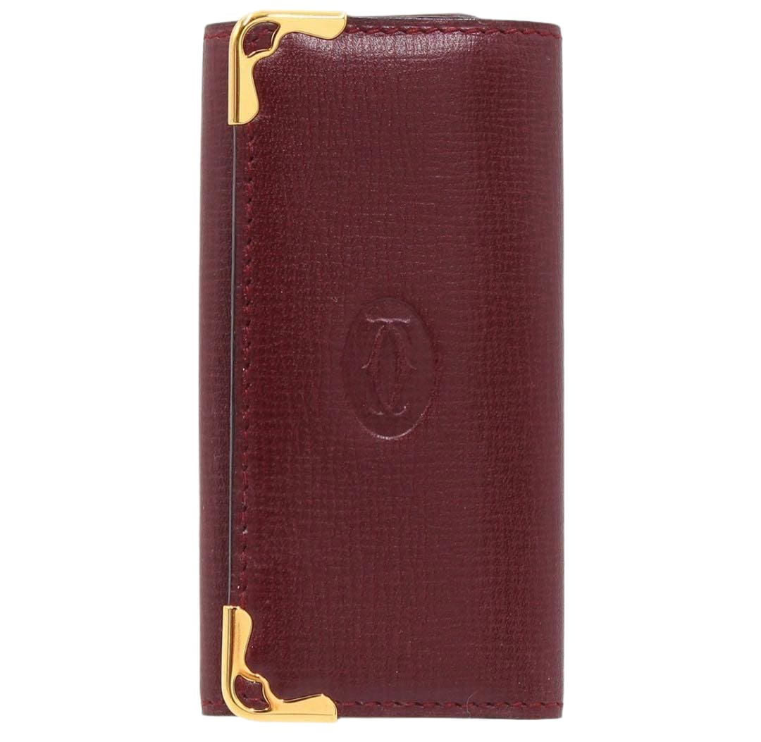 New!! Cartier Must Leather 4 Series Key Case