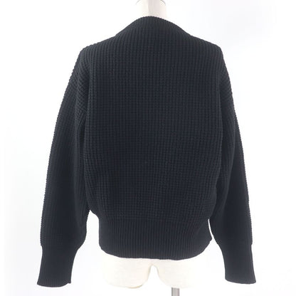 Louis Vuitton 23AW LV Street Sign Cashmere Blend Logo Patch Waffle Knit