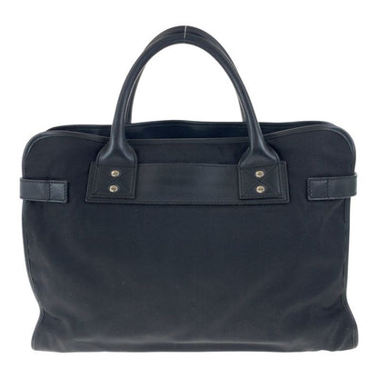 Gucci Sherry Line Black Silver Hardware Nylon 246410 Business Bag Handbag Men